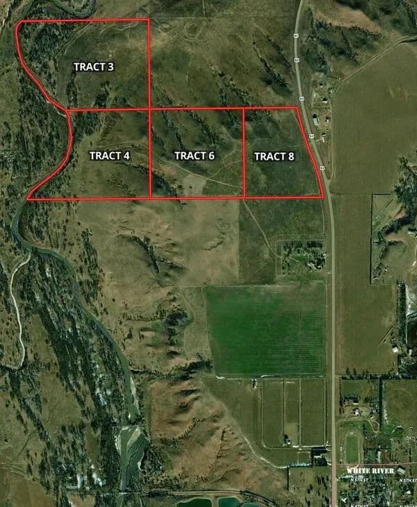 Property from U.S. Highway 83 - KW - White River, South Dakota, 57579