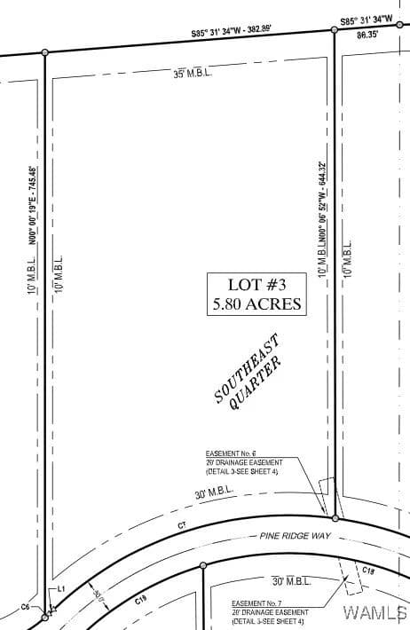 Property from Lot 3 Pine Ridge Way - KW