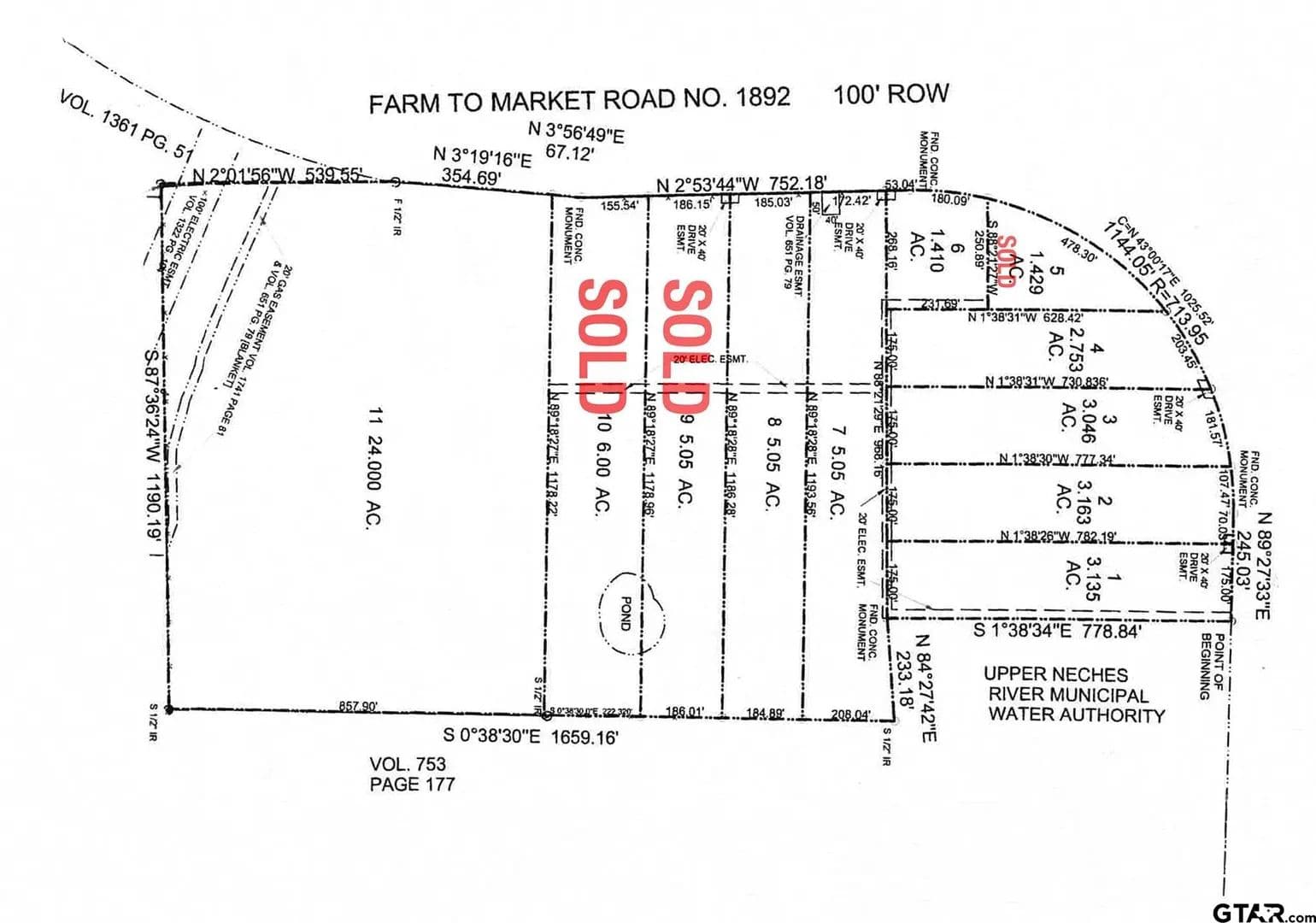 Vacant Land in Frankston - Frankston, Texas, 75763