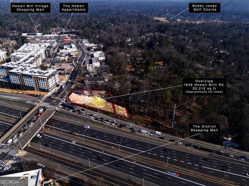 Property from 1849 Howell Mill Road NW - KW