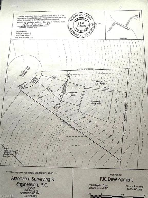 Vacant Land in Browns Summit - Browns Summit, North Carolina, 27214