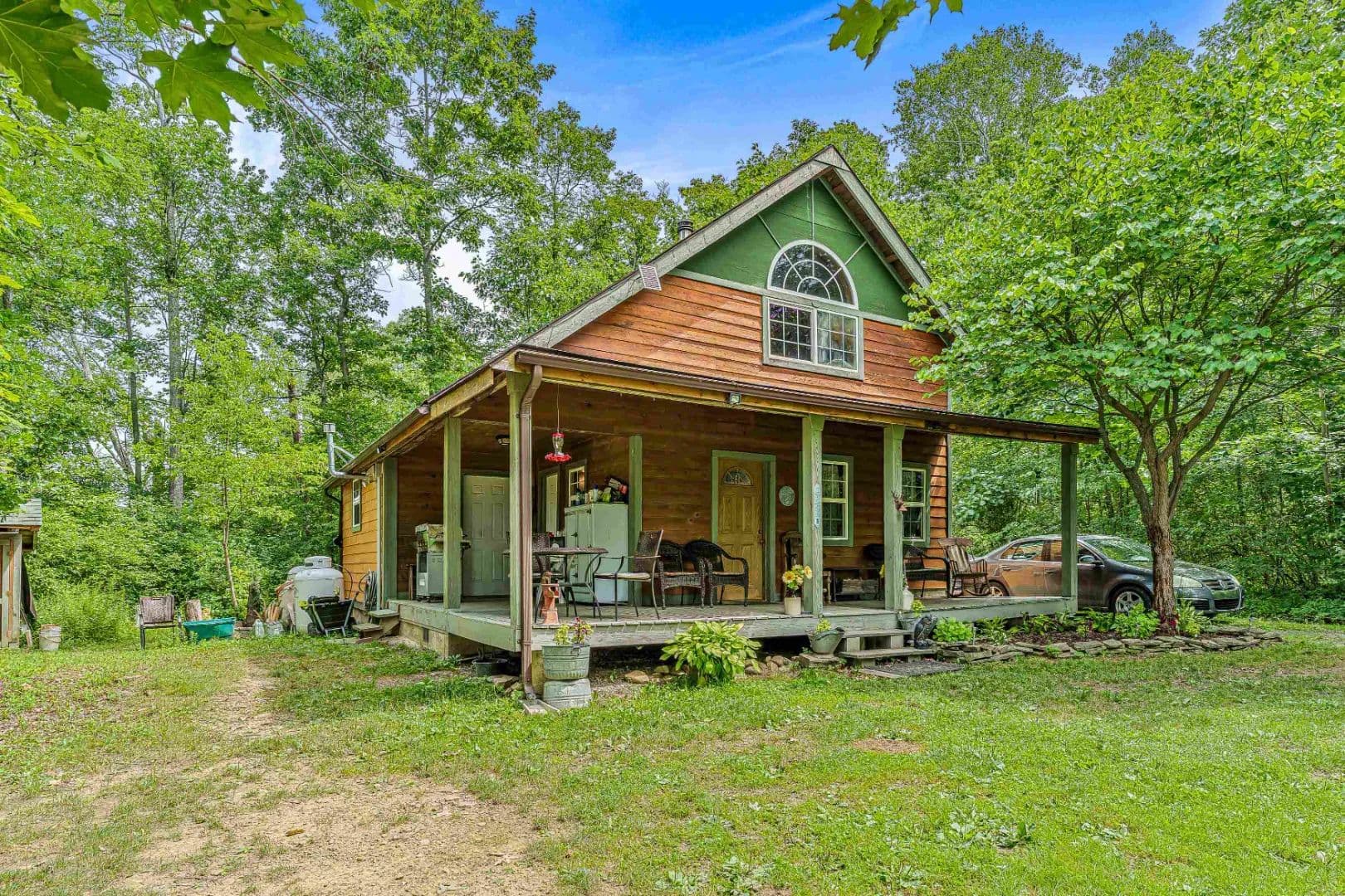 Fully Off-Grid Cabin-Style Home with Workshop and Pond on 18 acres in Bath NY 7283 Dineharts Crossing Rd in the Finger Lakes Region - Bath, New York, 14810