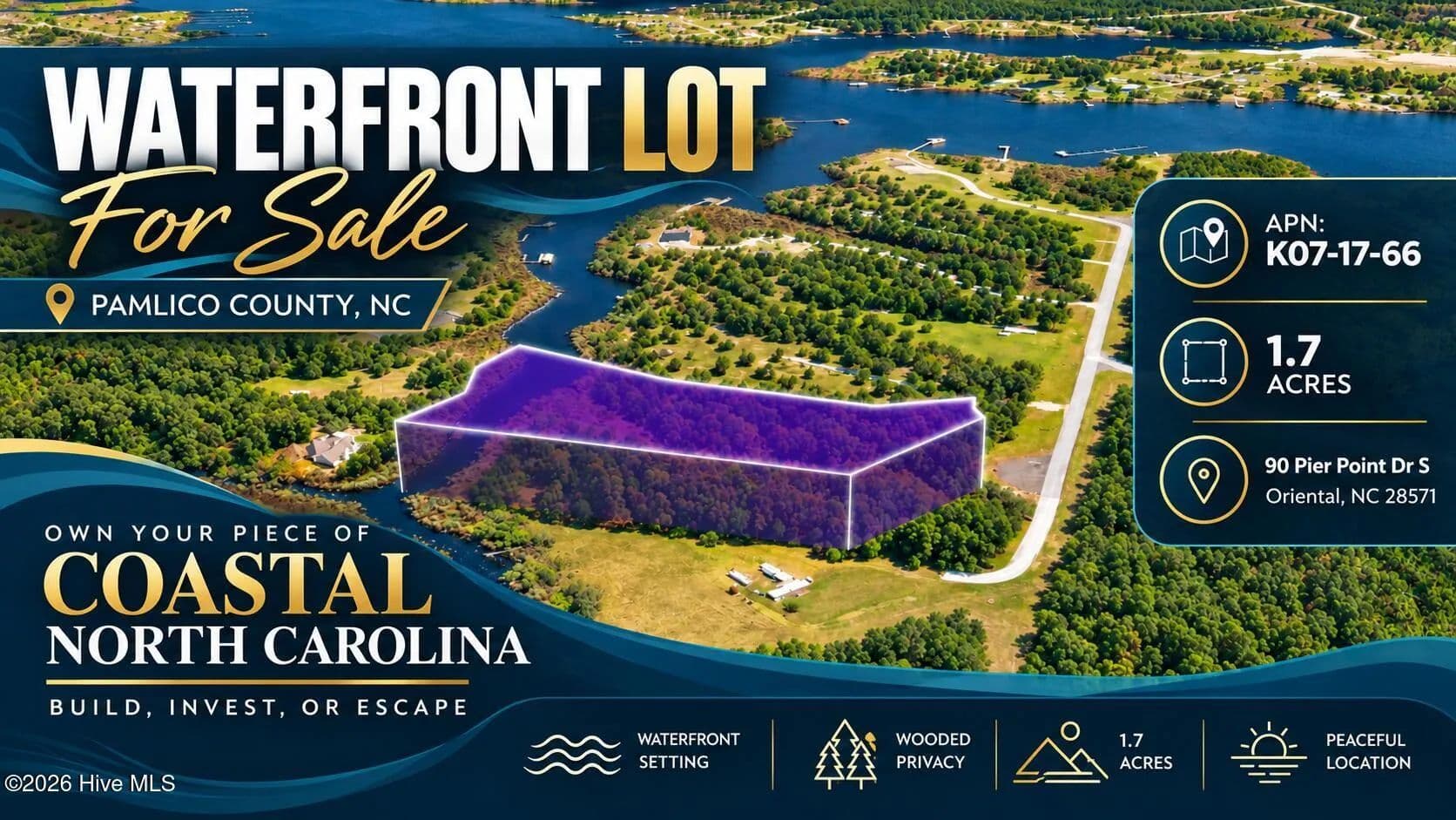 Lots & Land-Other in Oriental - Oriental, North Carolina, 28571