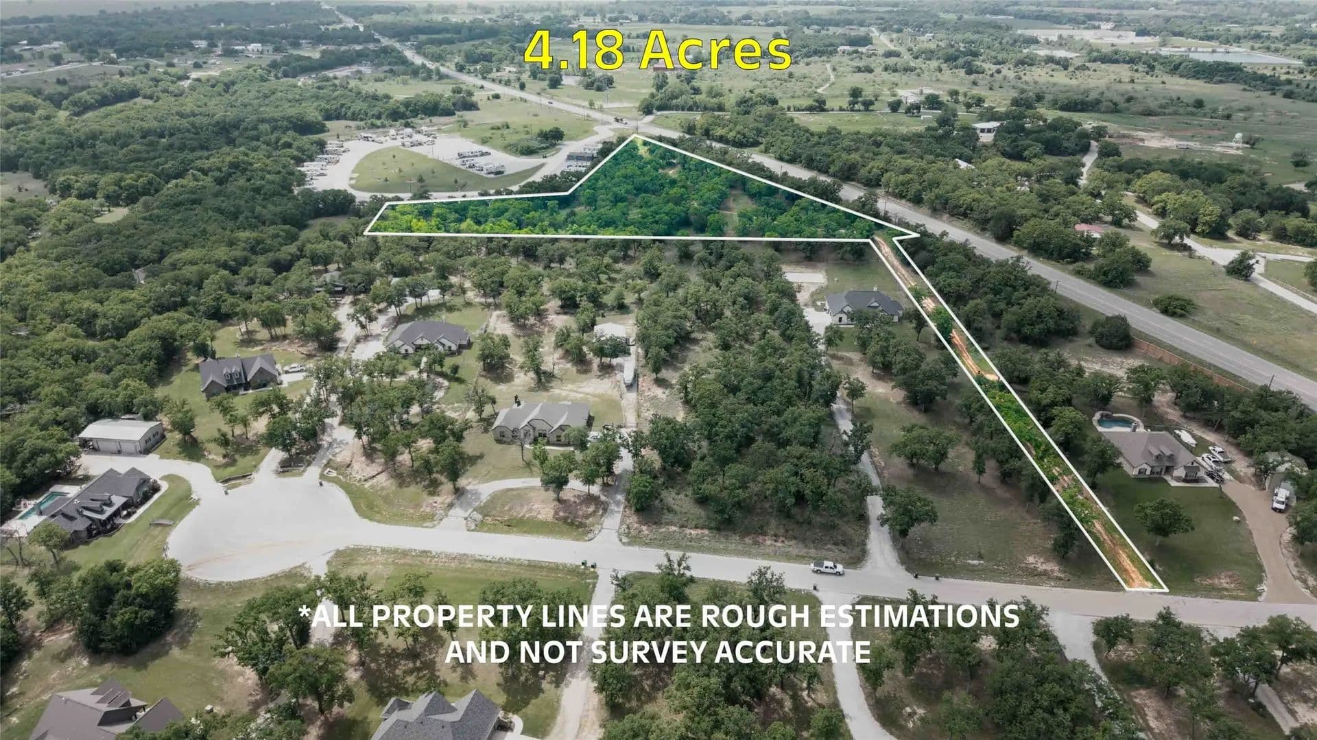 Property from 116 Oakwood Hills Drive - KW - Paradise, Texas, 76073