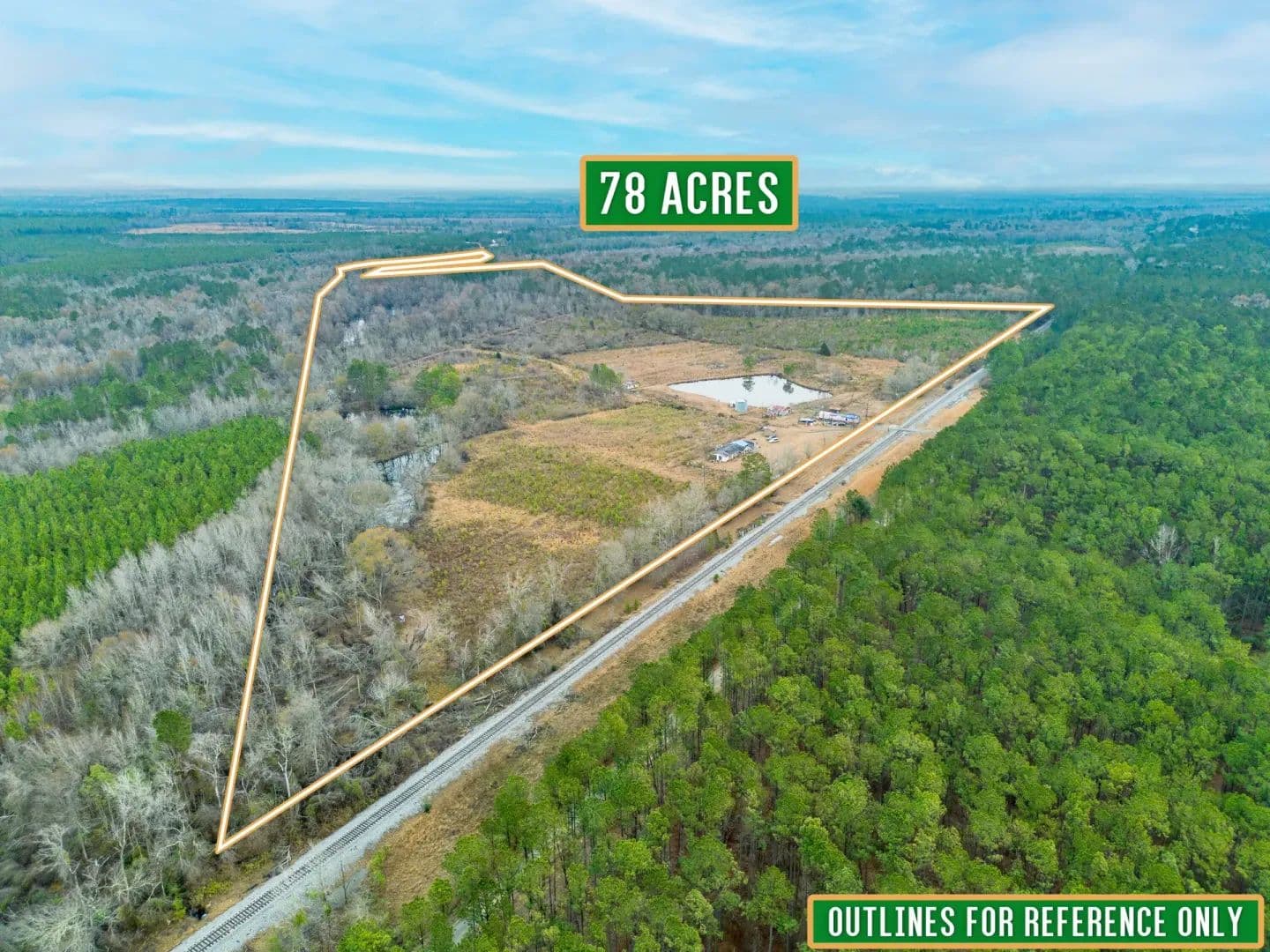 79 Acres of Land for Sale in McRae, GA - McRae, Georgia, 31055