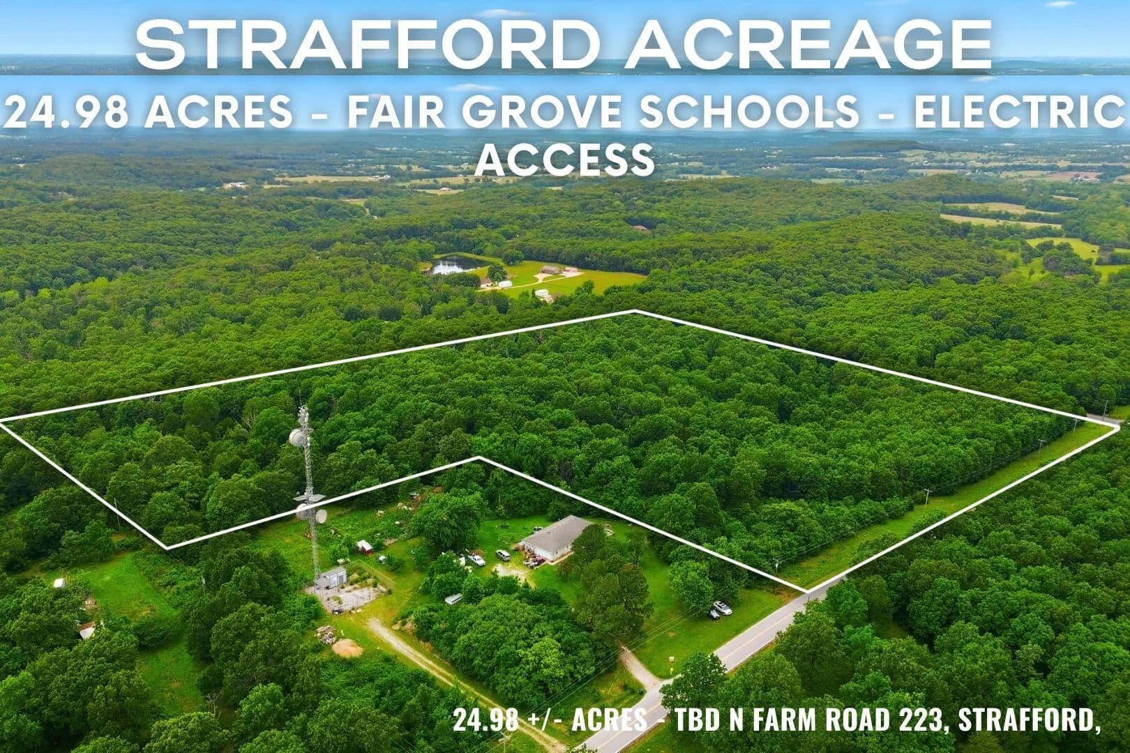 Property from Tbd N Farm Road 223 - KW - Strafford, Missouri, 65757