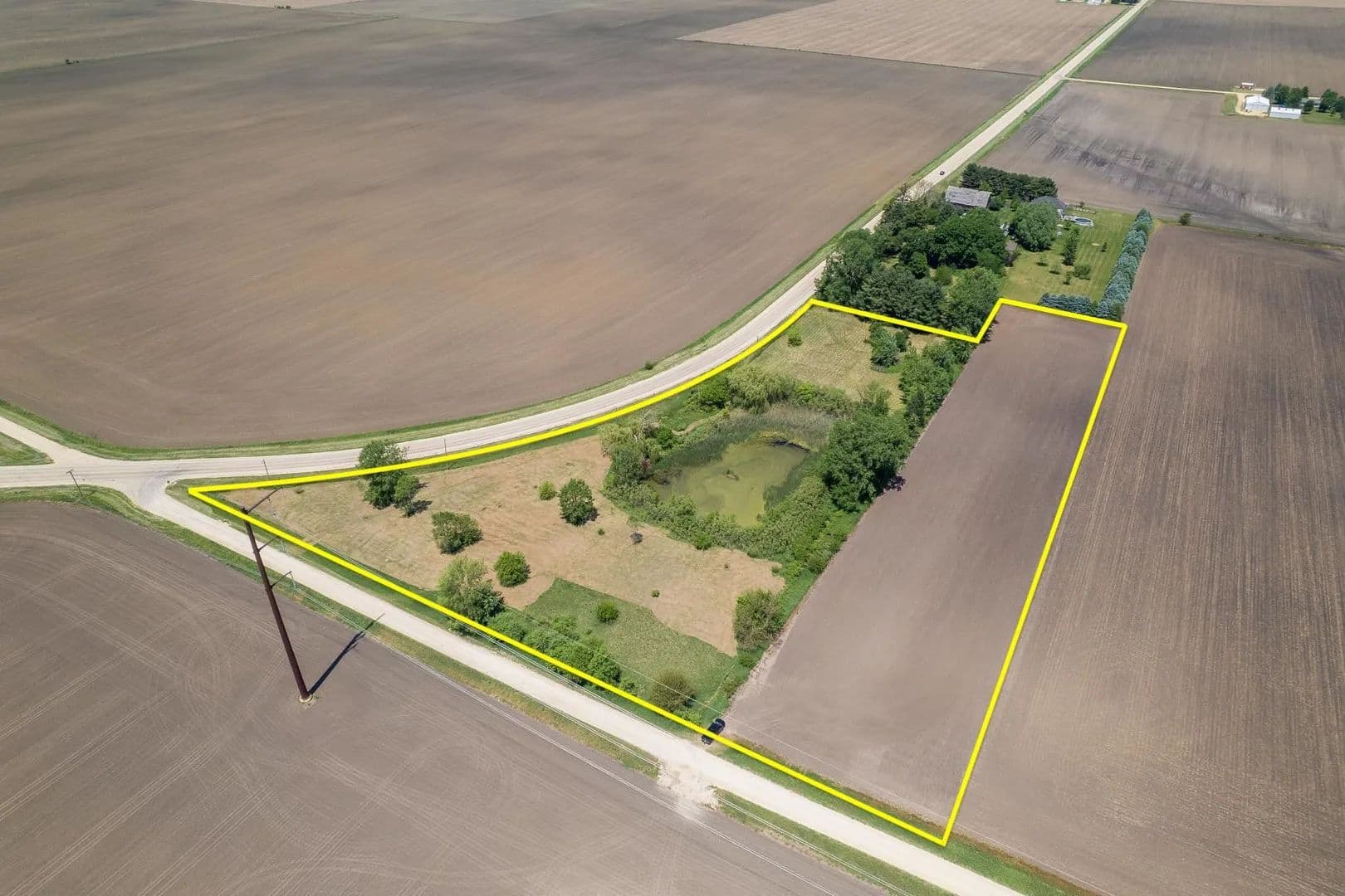 6.5 Acres of Land for Sale in Monroe Center, IL - Monroe Center, Illinois, 61052