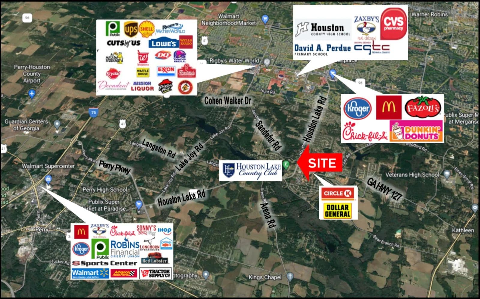 Vacant Land (0-10 Acres) in Kathleen - Kathleen, Georgia, 31047