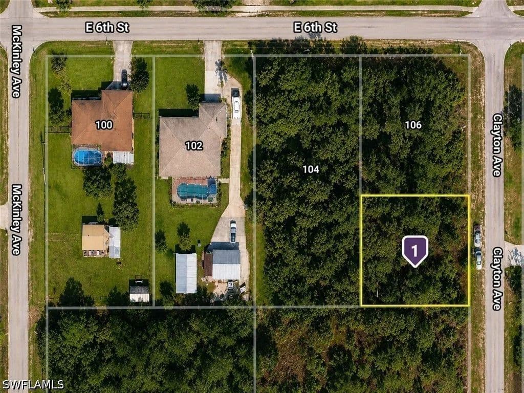 Property from 521 Clayton Avenue - KW - Lehigh Acres, Florida, 33972