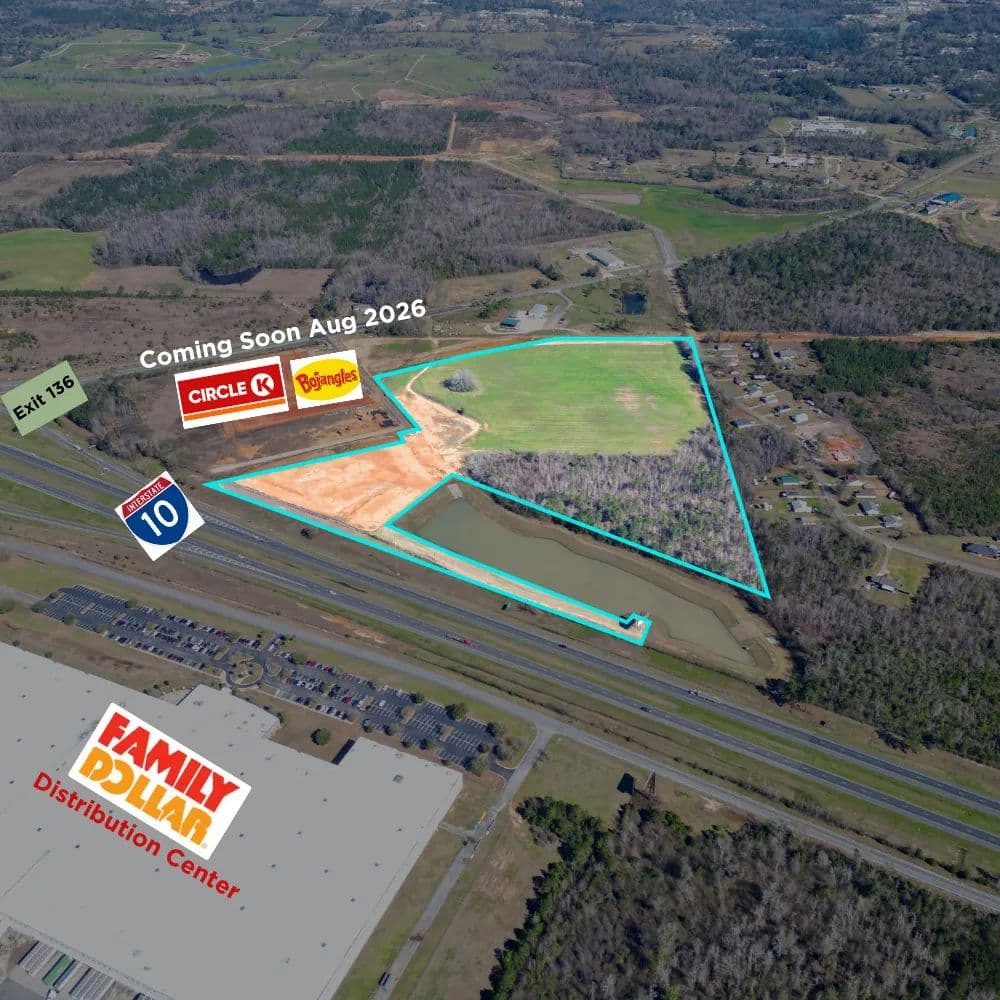 Developer Opportunity: 40± Acres Near I-10 Exit 136 in Marianna - Marianna, Florida, 32324