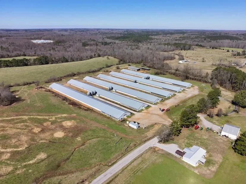H&S Broiler Farm – Six House Farm in Marion County, Alabama