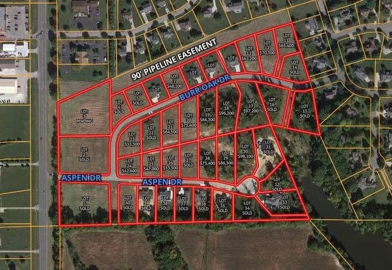 Property from 0 Burr Oak Drive - KW - Batesville, Indiana, 47006