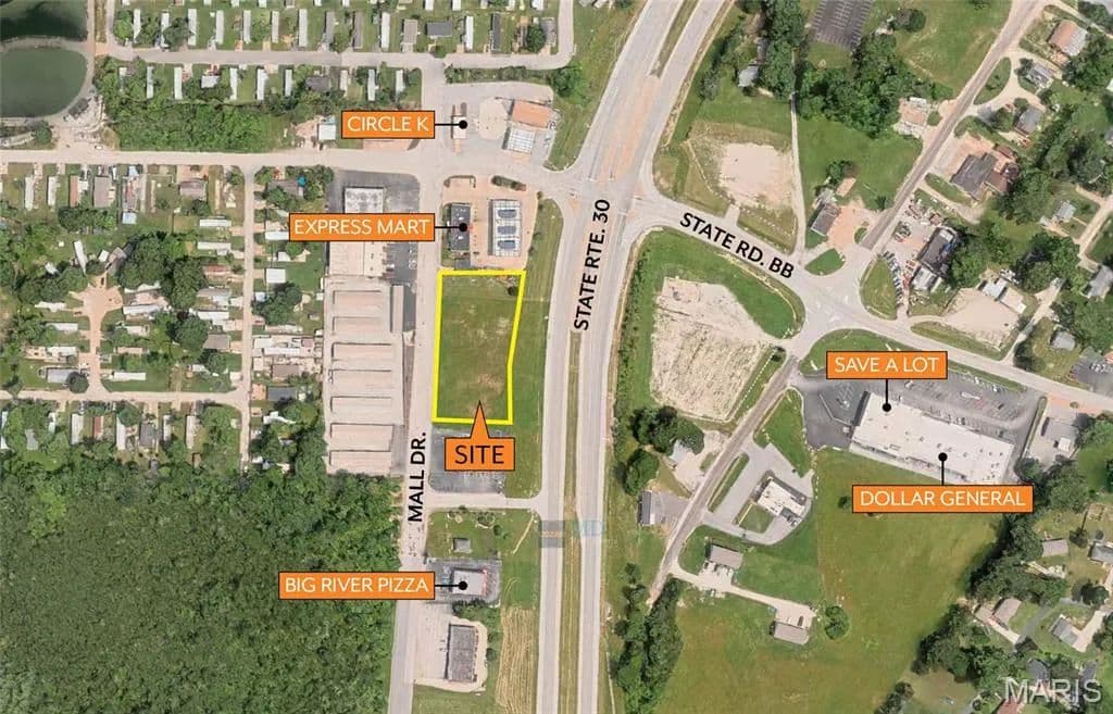 Property from 0 Mall Dr - KW - Cedar Hill, Missouri, 63016
