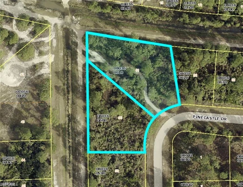 0.96 Acres of Land for Sale in LEHIGH ACRES, FL - Lehigh Acres, Florida, 33974