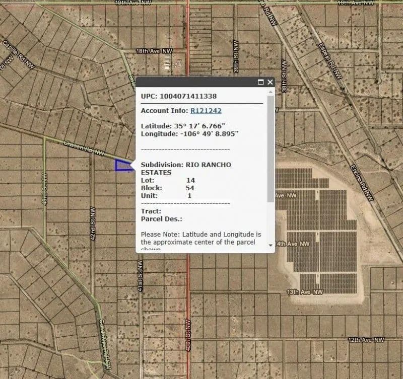 Land -Single Family Acreage in Rio Rancho - Rio Rancho, New Mexico, 87144