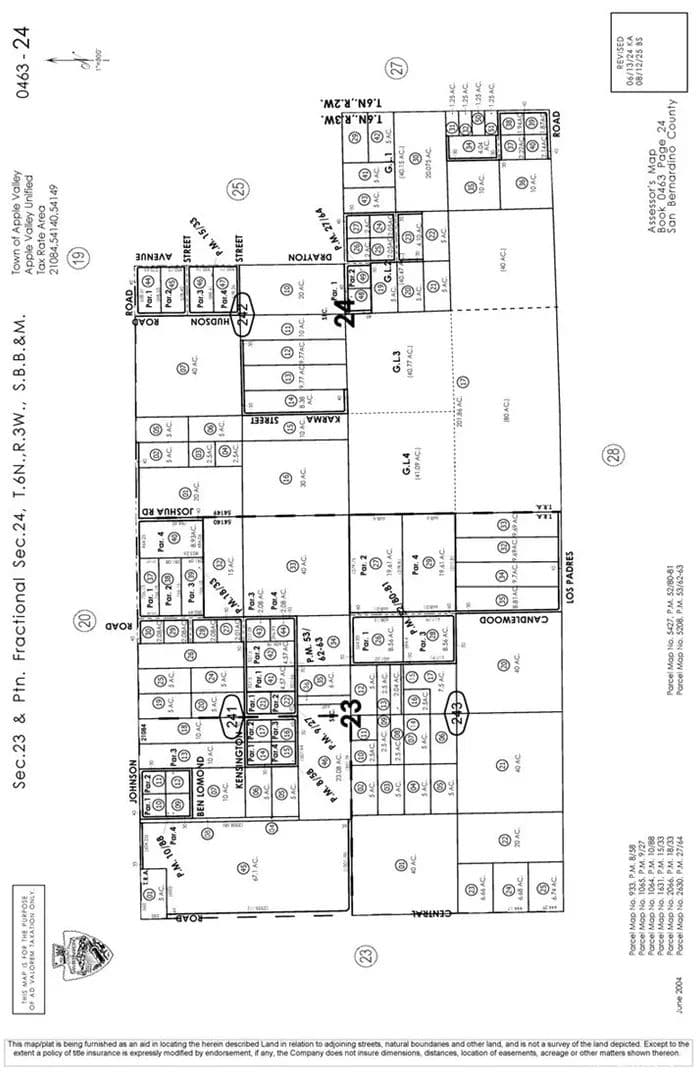 Vacant Land in Apple Valley - land for sale