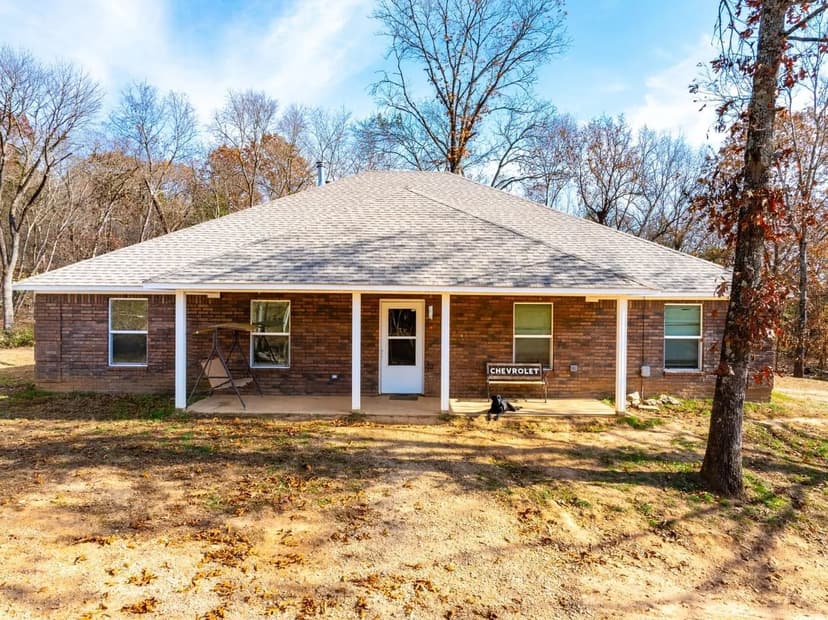 Nice Custom Brick Home on 40 +/- Wooded Acres, Smithville, Arkansas