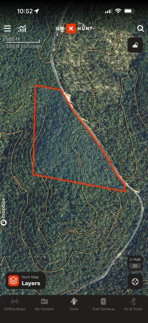 24+/-AC with County Rd. Frontage For Sale in Carter Co.