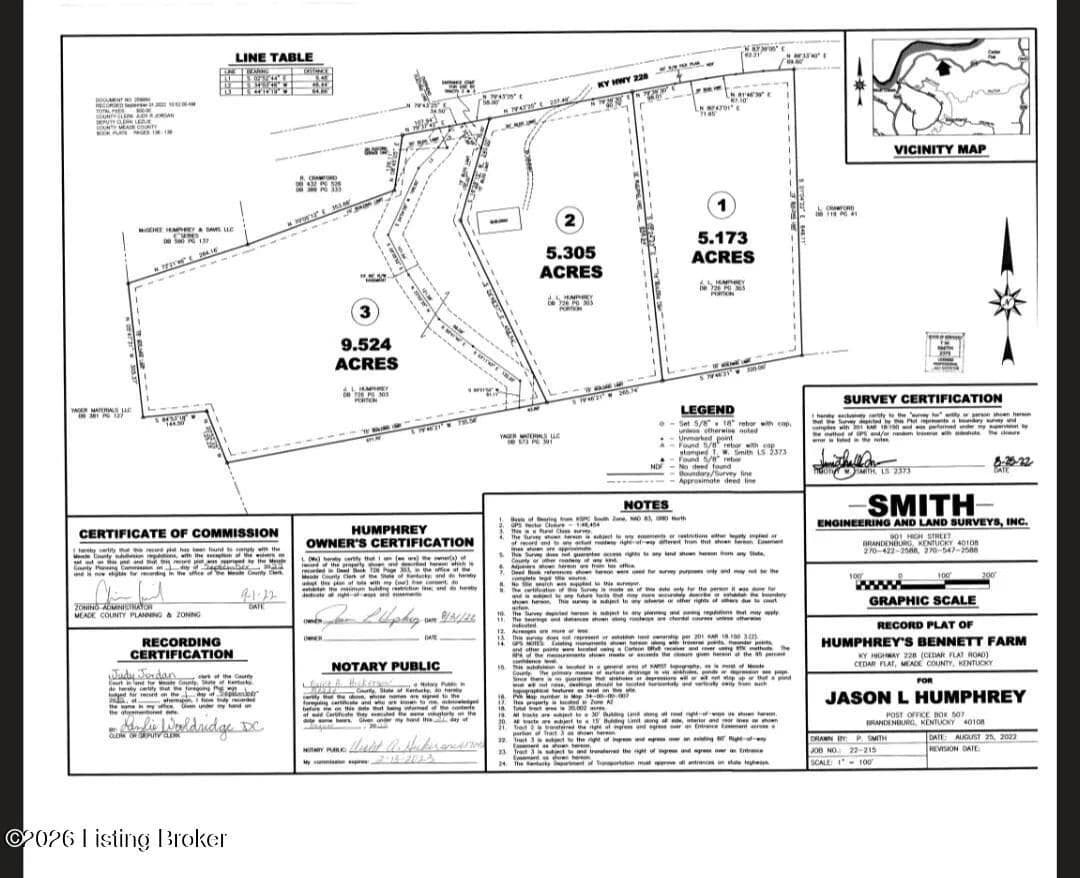 Property from 3695 Cedar Flats Rd - KW - Battletown, Kentucky, 40104