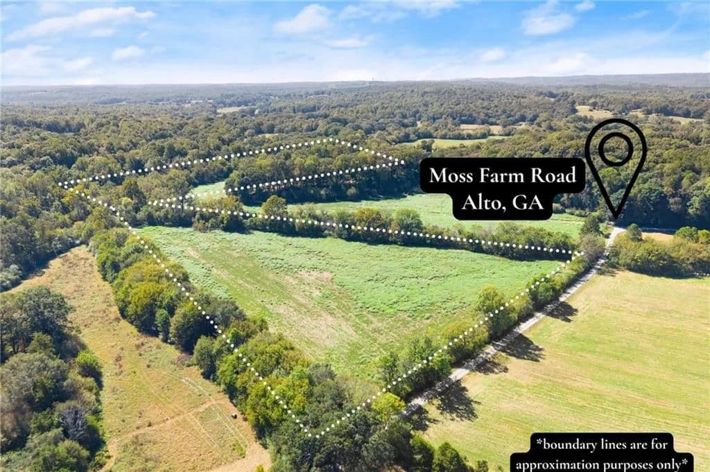 17.17 Acres of Land for Sale in Alto, GA - Alto, Georgia, 30510