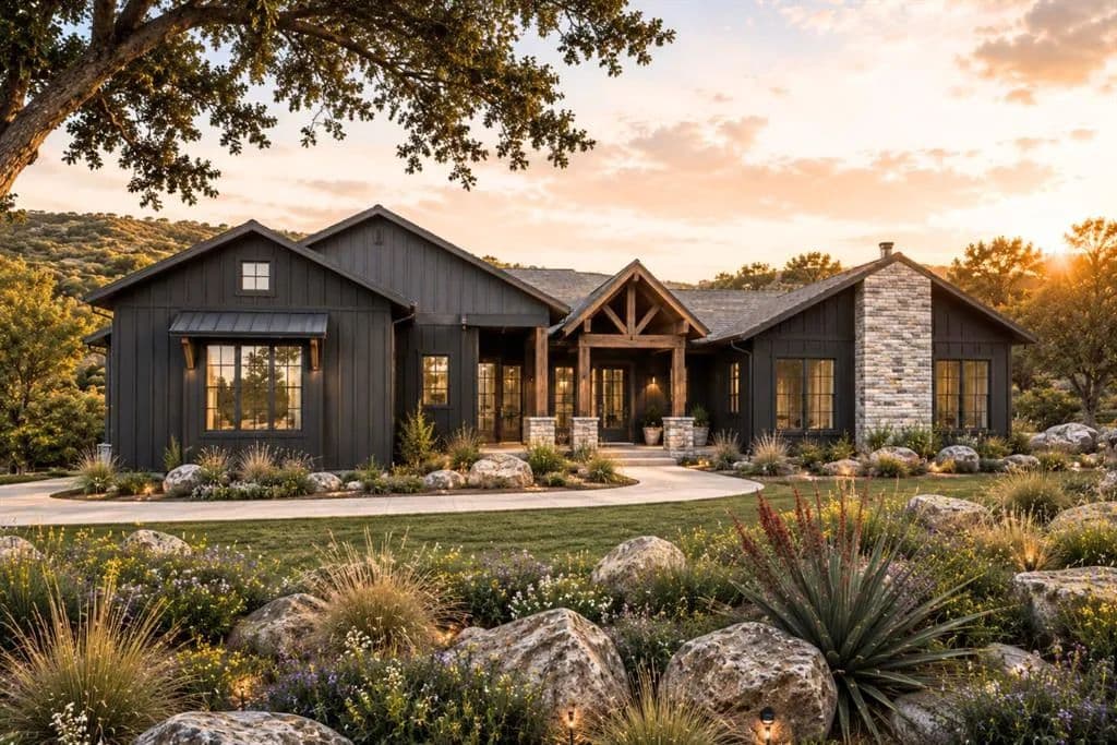 New Single-Story Estate to Be Built on 6.6 Acres - Bee Creek Lakeside - Spicewood, TX - Spicewood, Texas, 78669