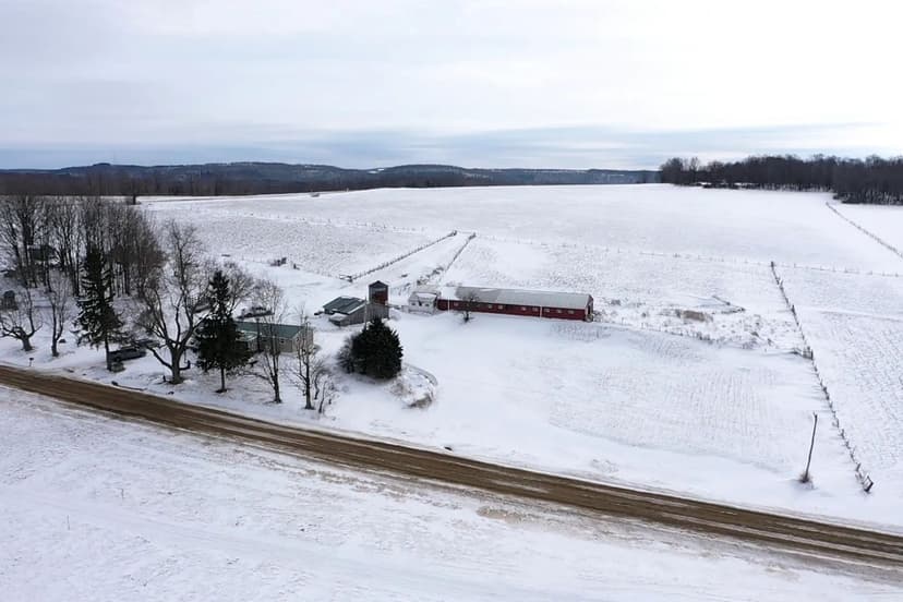 75 acres House with Barn, Farmland and Woodlands in Wellsville NY 1433 Forsythe Rd