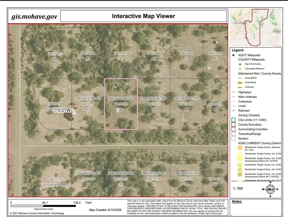 0.15 Acres of Land for Sale in Mohave Valley, AZ - Mohave Valley, Arizona, 86440