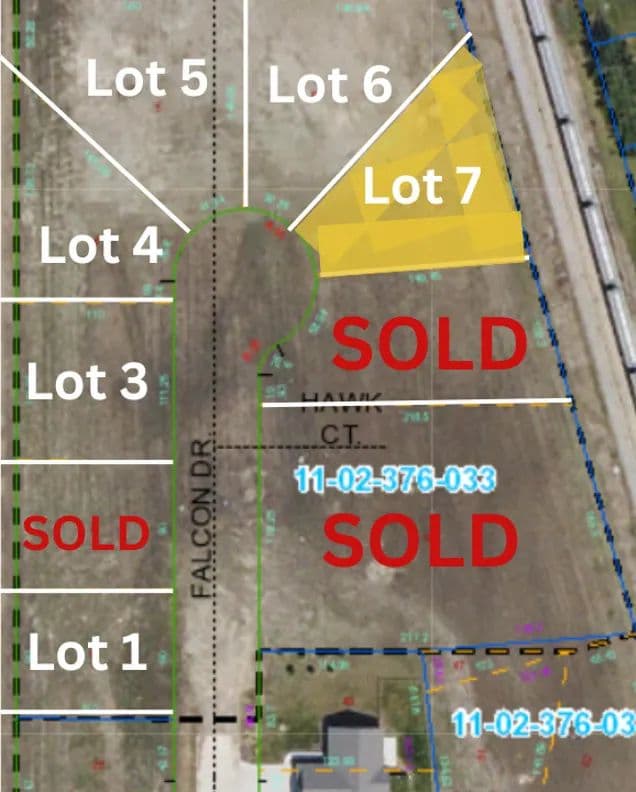 Property from Lot 7 Falcon Drive - KW