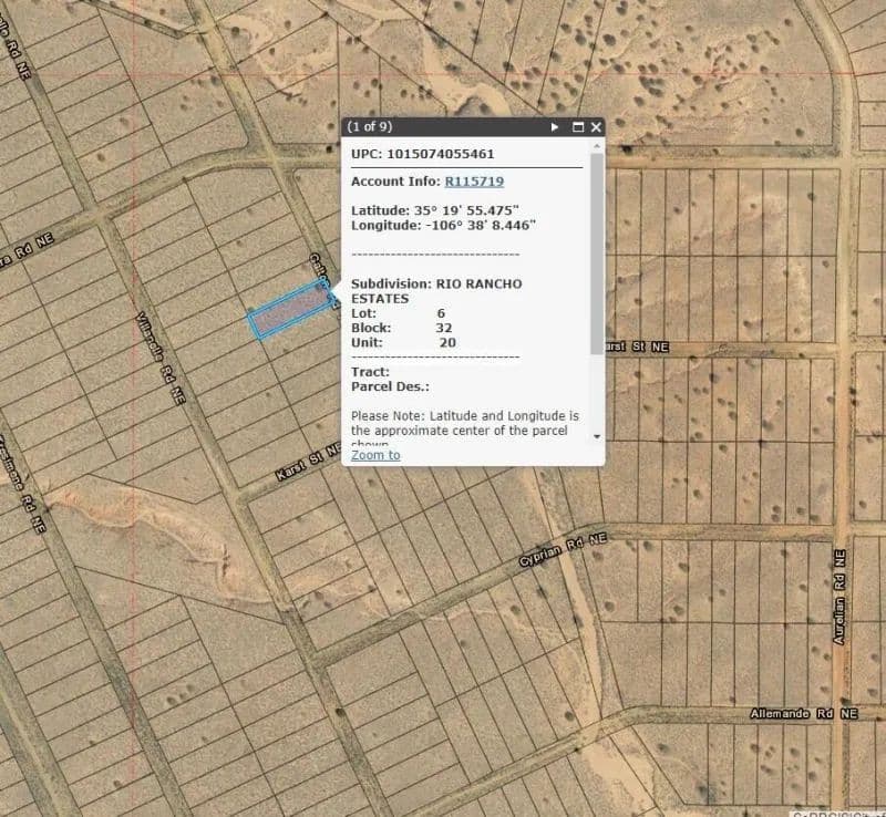 Land -Single Family Acreage in Rio Rancho - Rio Rancho, New Mexico, 87144