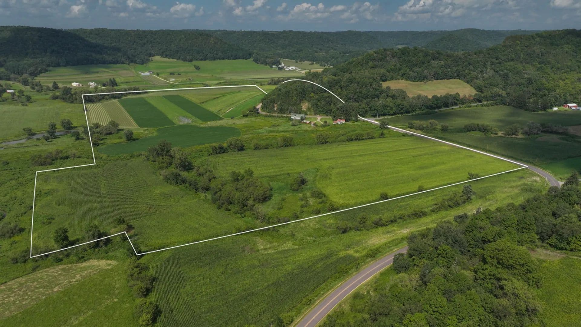 82.66 Acre Driftless Valley Farm with Trout Water Near Coon Valley, Wisconsin - Coon Valley, Wisconsin, 54623
