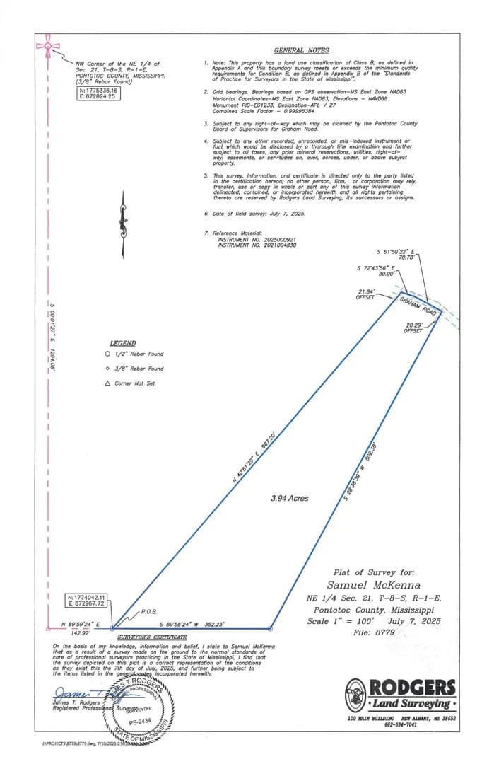 Property from 2275 Graham Road - KW - Thaxton, Mississippi, 38871