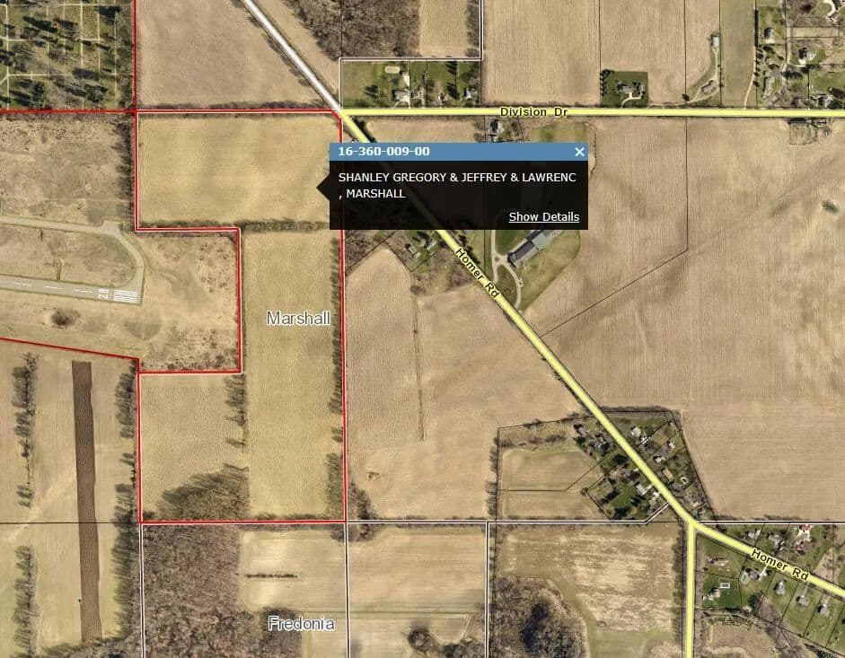 66.34 Acres of Land for Sale in Marshall, Michigan - land for sale