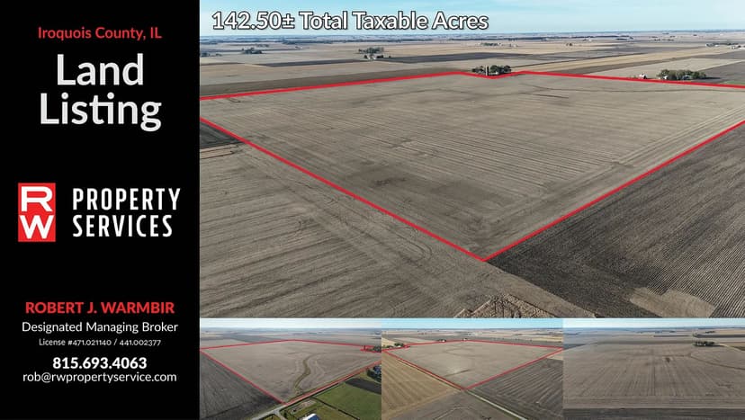 142.5± Acres, Ash Grove Township, Iroquois County, IL