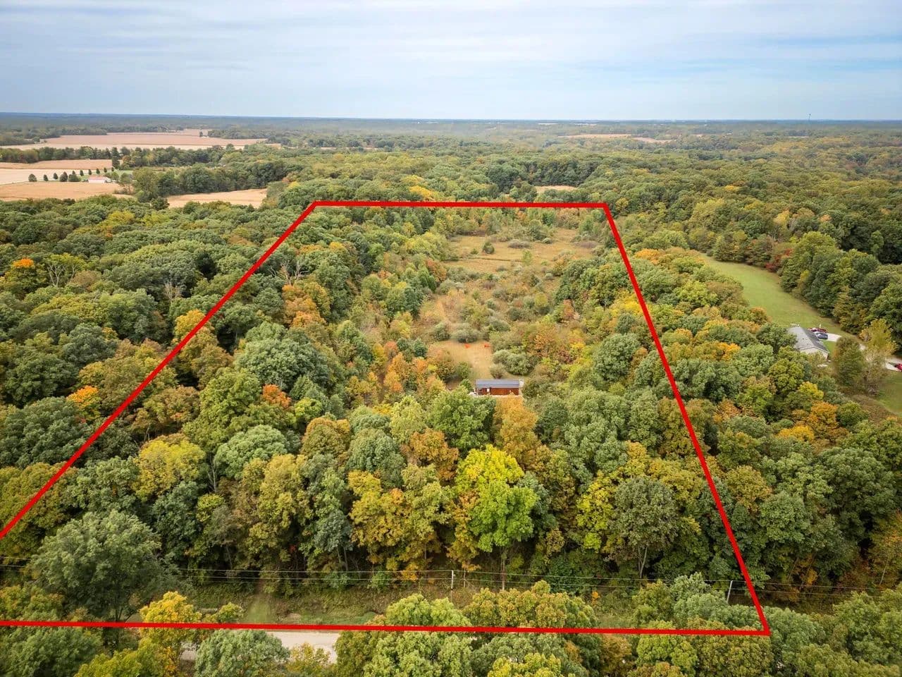 10 Acres with lofted cabin in Fountain County - Veedersburg, Indiana, 47987