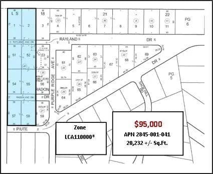 Property from 0 Rayland or Piute Drive - KW - , California, 91342