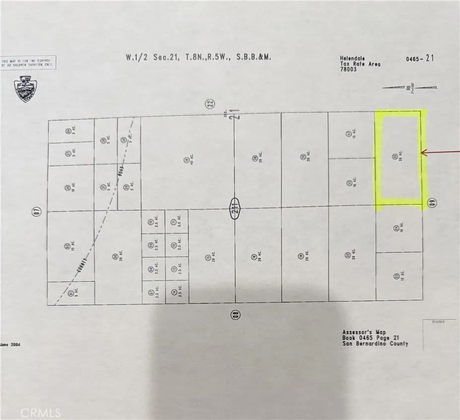 Vacant Land in Helendale - Helendale, California, 92342