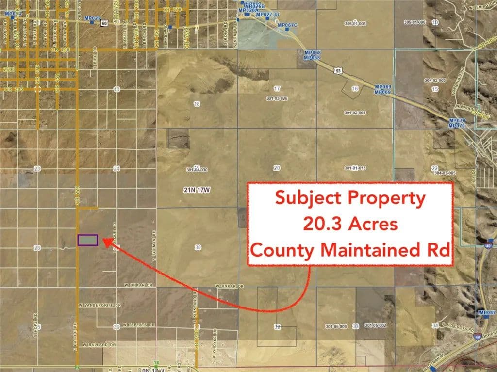 Property from 306-24-124 Bacobi Road - KW - Golden Valley, Arizona, 86413