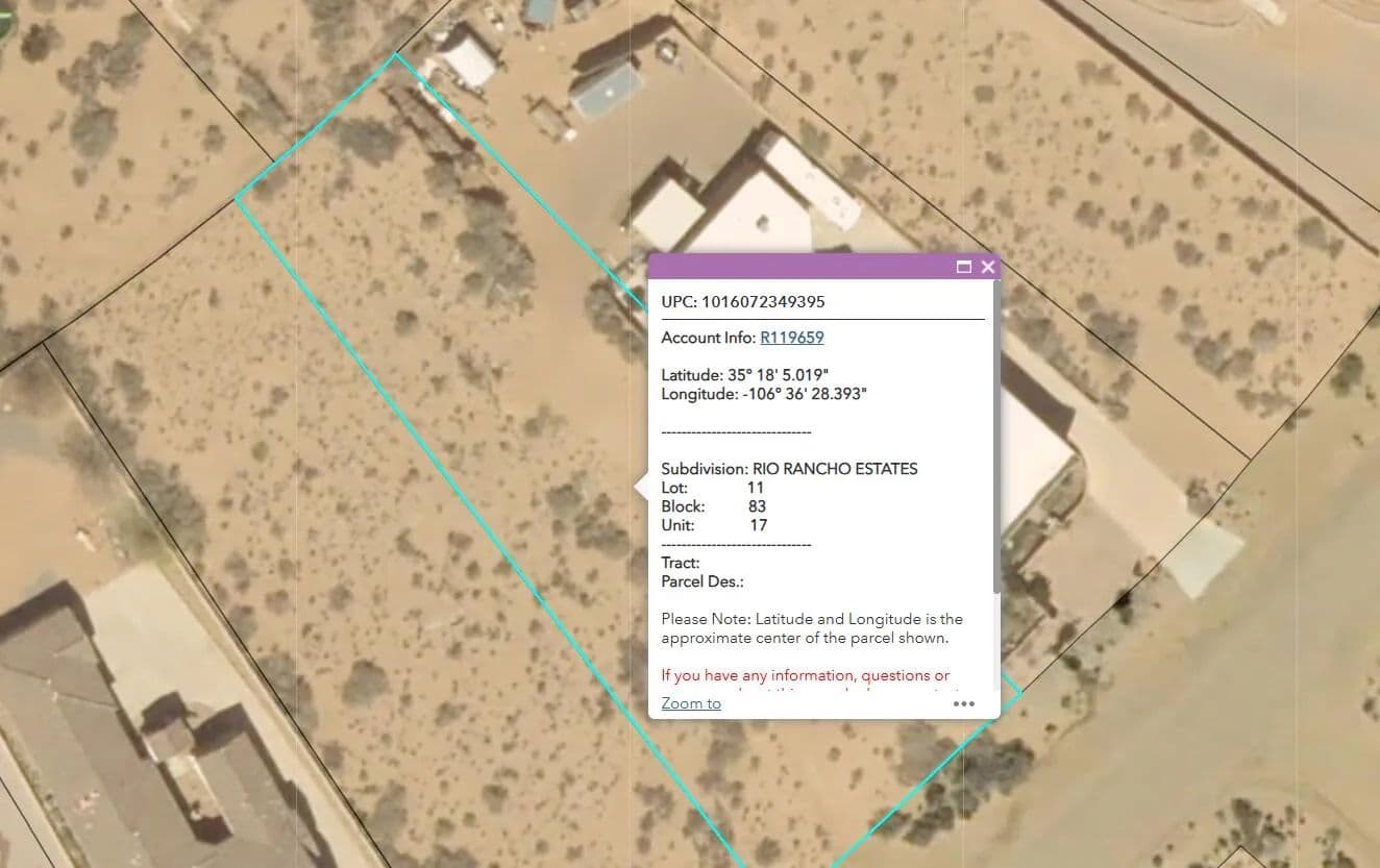 Property from 6040 Chayote Road NE - KW - Rio Rancho, New Mexico, 87144