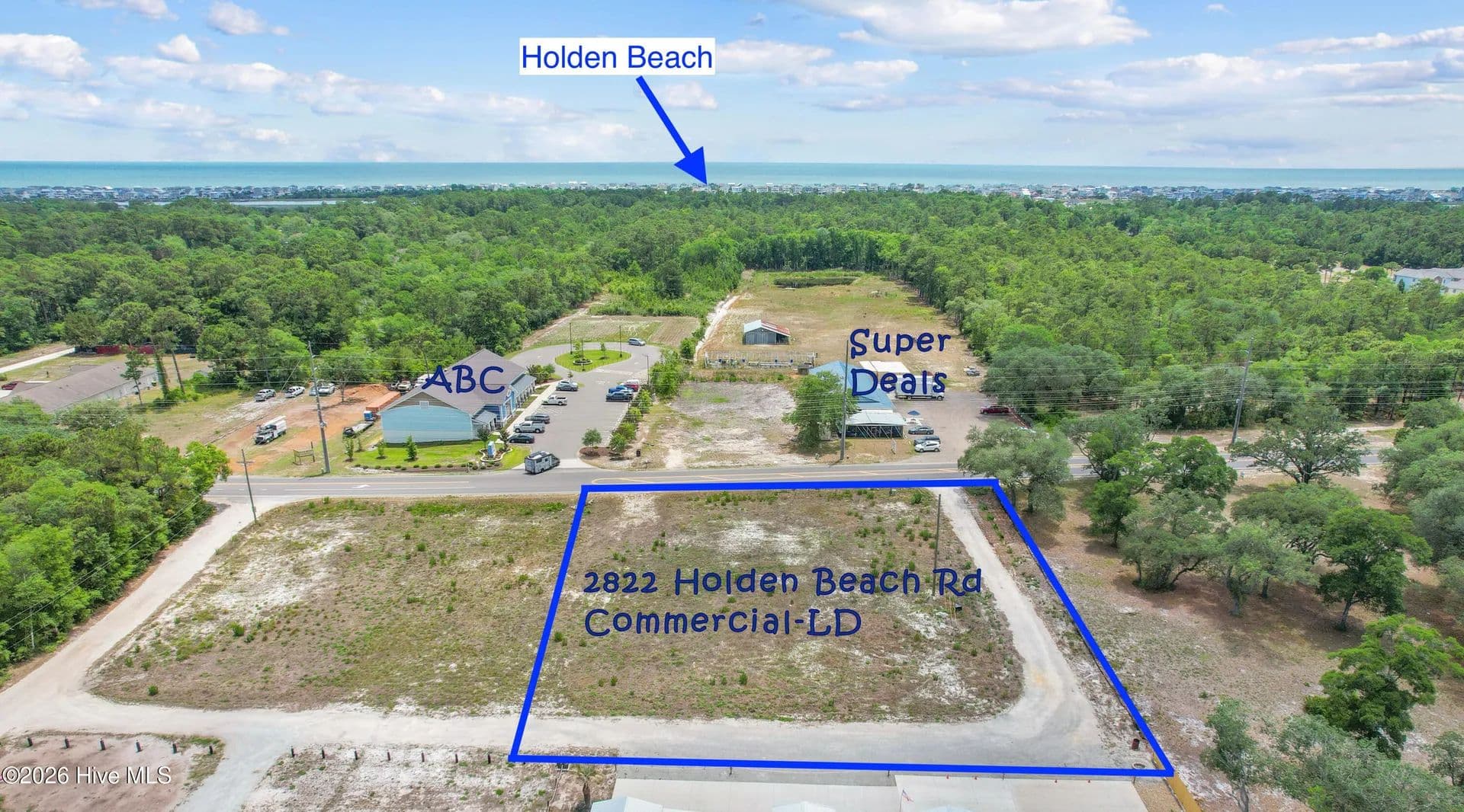Property from 2822 Holden Beach Road SW - KW - Supply, North Carolina, 28462