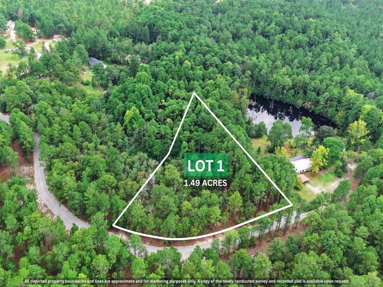 1.49 acres residential/recreational Land For Sale in Harnett County NC! - Cameron, North Carolina, 28326