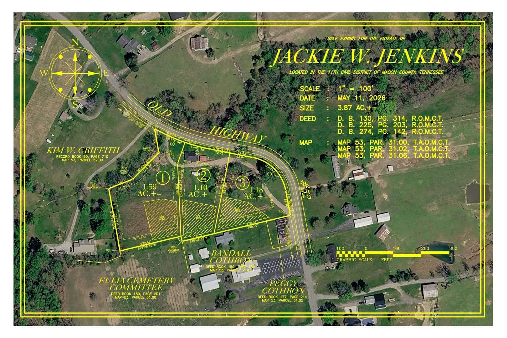 Property from 1 Old Highway 52 - KW - Westmoreland, Tennessee, 37186