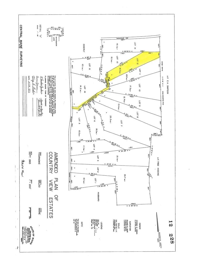 Vacant Land (10+ Acres) in Thorndike - Thorndike, Maine, 04986