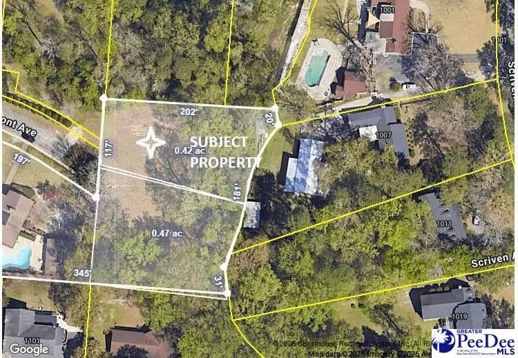 Property from 1100 Claremont Dr. - KW - land for sale