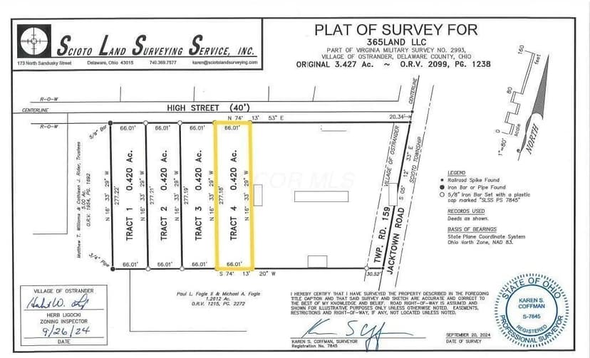 Property from 0 E High Street #Tract 4 - KW