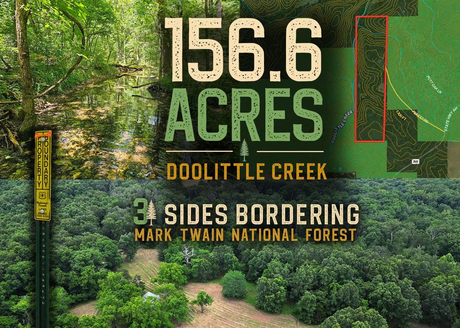 156.57 Acres of Land for Sale in Plato, MO - Plato, Missouri, 65552