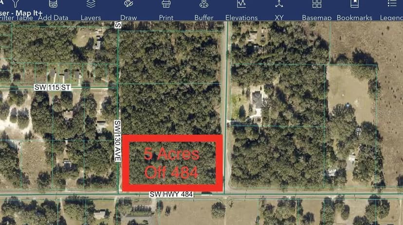 Property from TBD SW HIGHWAY 484 - KW