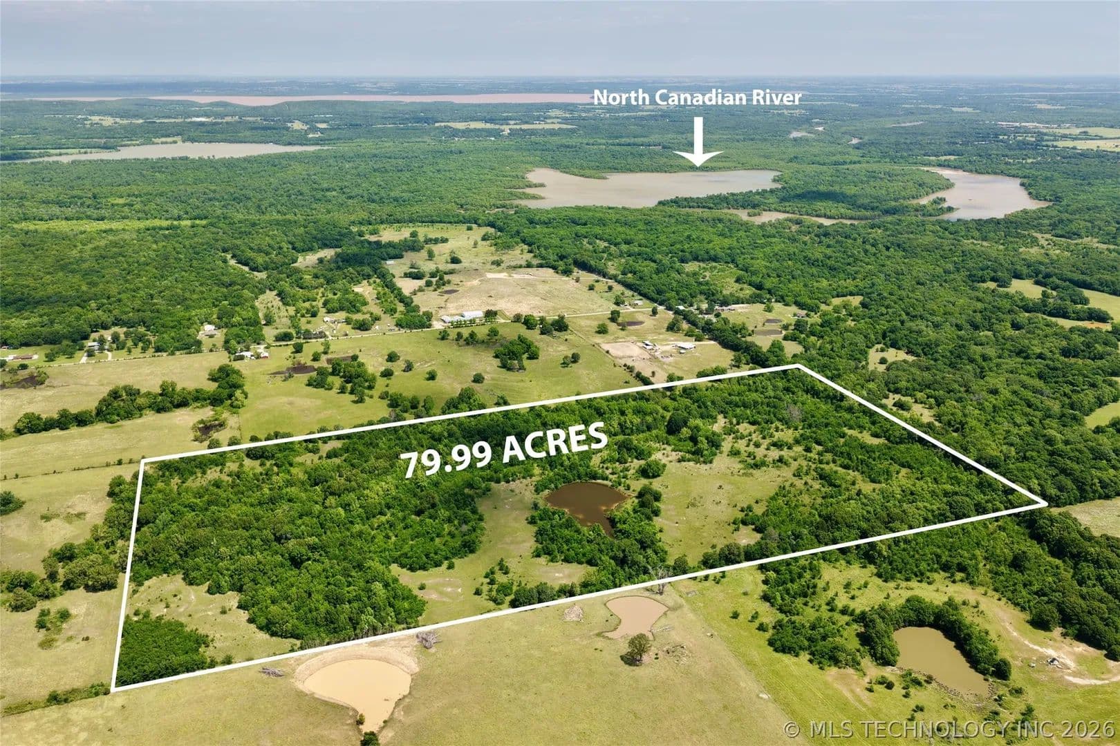 80.75 Acres of Land for Sale in Eufaula, OK - Eufaula, Oklahoma, 74432