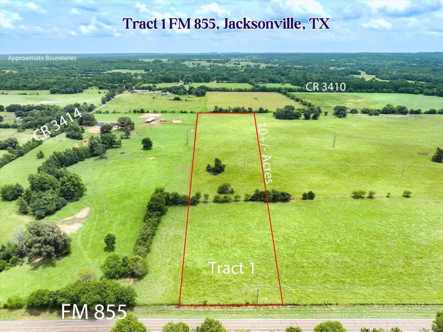 Tract 1 FM 855, Jacksonville - Jacksonville, Texas, 75766