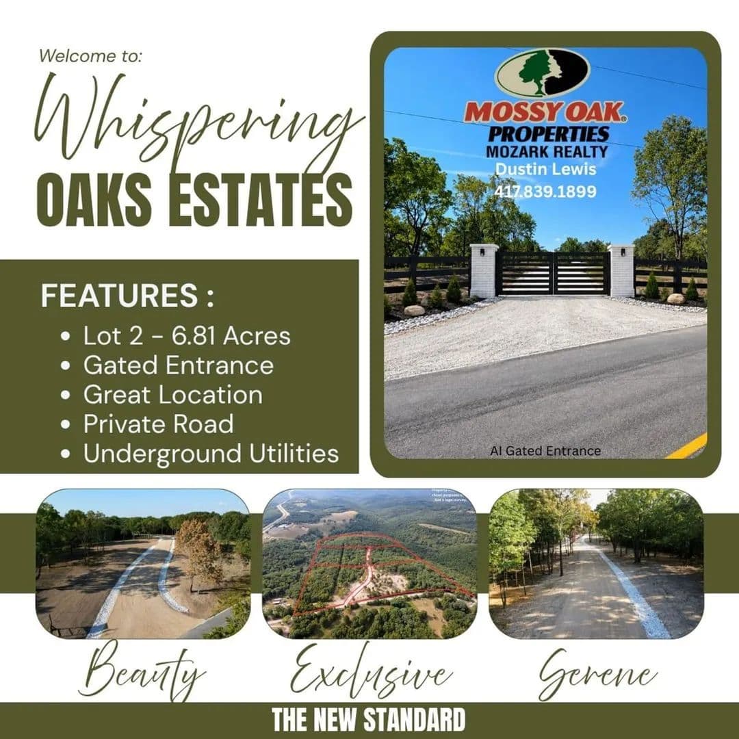Whispering Oaks Estates Lot 2 - Walnut Shade, Missouri, 65771