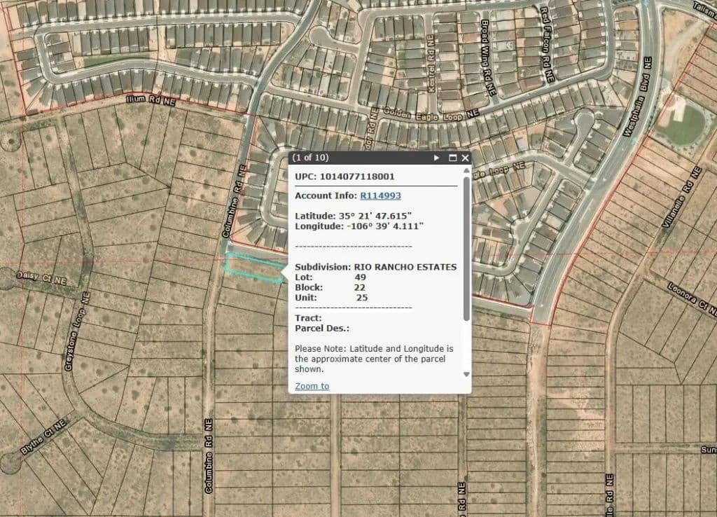 Land -Single Family Acreage in Rio Rancho - Rio Rancho, New Mexico, 87144
